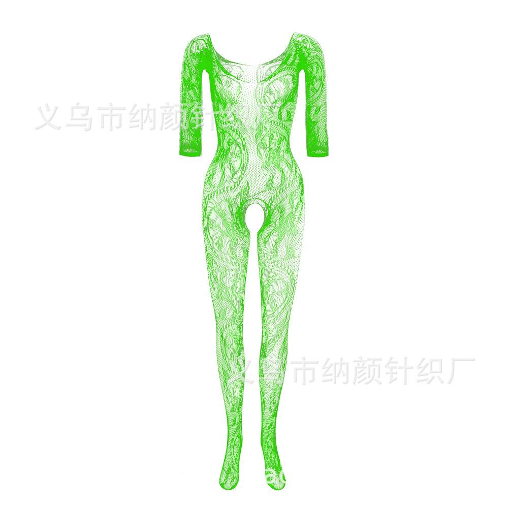 New One-piece One-piece Mesh, Big Dragon Pattern Free-to-take Lingerie