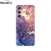 Cover For Samsung Galaxy Jump 3 Case Transparent Silicone Cute Painted Cases TPU Coque For Samsung Jump3 Funda Capas Protective