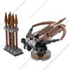 MOOXI Medieval Building Blocks Set Military War Castle Knight Carriage Crossbow Siege Vehicles Model MOC Bricks Toy For Boy Gift