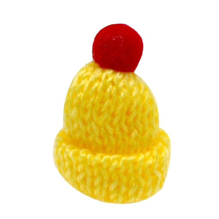 Confezione da 10 Mini Cappelli a Maglia per Artigianato Fai-da-Te Bambina Bambino
