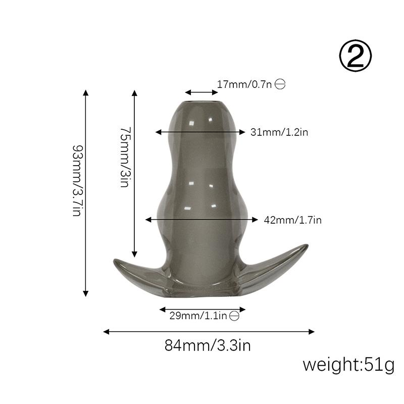 5 Sizes Hollow Anal Plug Dilator Soft Speculum Prostate Massager Butt Plug Set Intimate Enema Sex Toys Women Men Intimate Goods