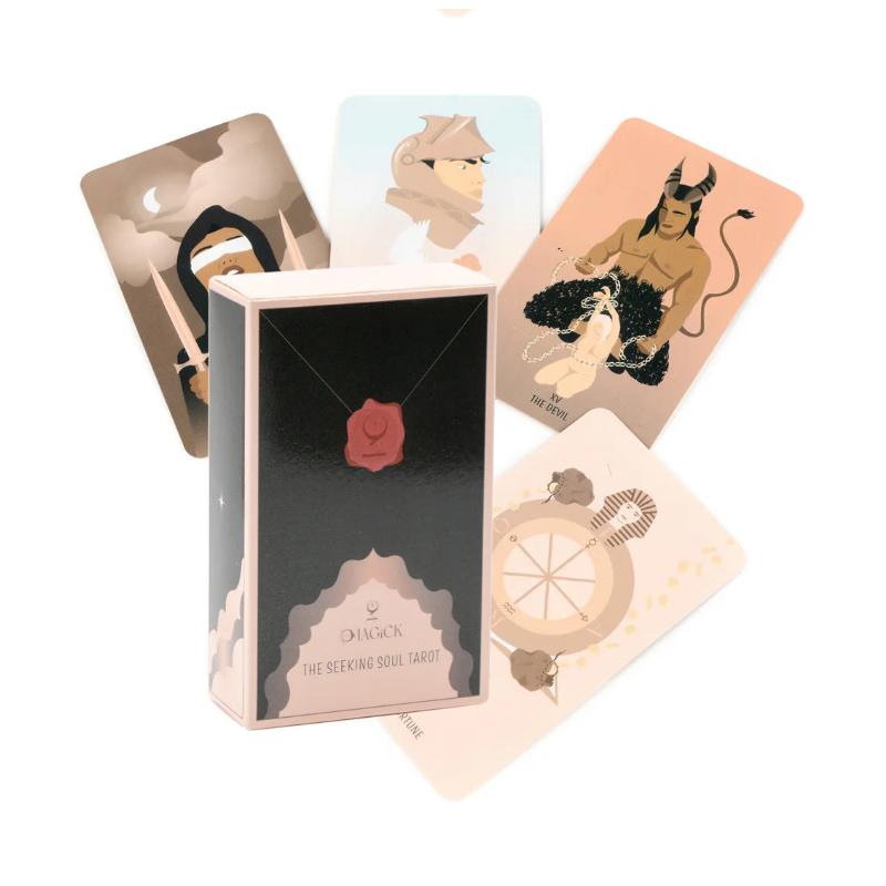 Divine L'Âme Chercheuse Tarot Kit de Tarot Jeu Unisexe Cartes Oracle Magiques