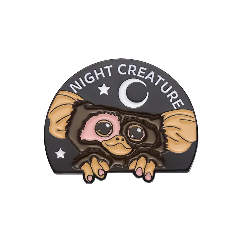 Little Elf Enamel Pins Custom Horror Movie Brooches Lapel Badges Cartoon Punk Animal Jewelry Gift for Fans Friends