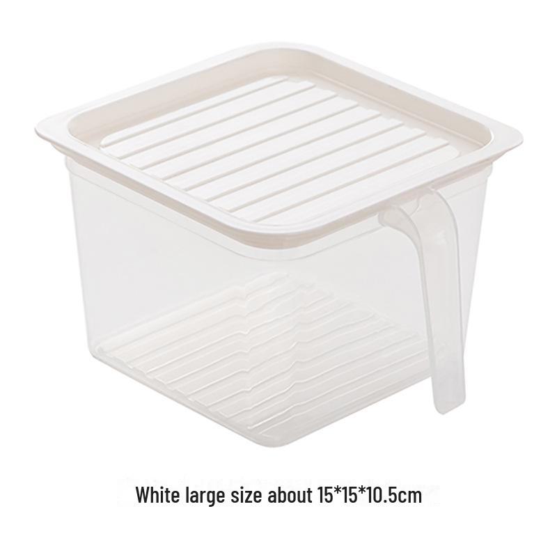 

Пластиковый кухонный ящик для хранения холодильника с ручкой и герметичной крышкой для свежих продуктов и фруктов