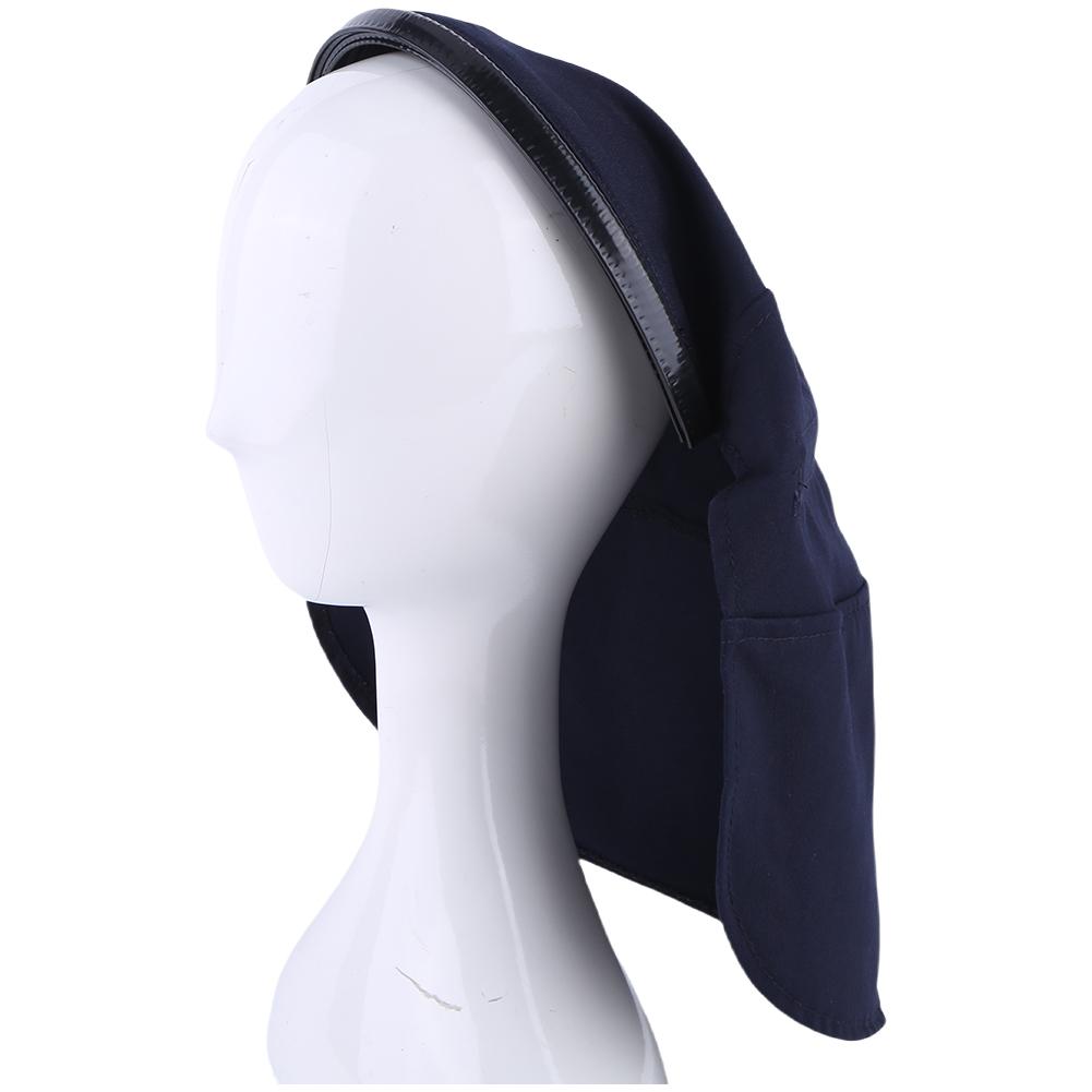 Cubierta para Casco de Soldadura con Sello de Presión Algodón FR Capucha Cubierta Trasera para Casco de Soldador Gorra Sombrero Cosas