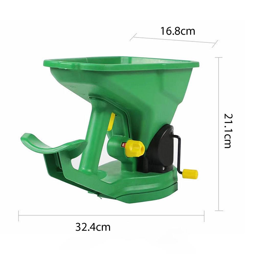 Handheld Seed Spreader Fertilizer Spreader Dispenser Adjustable Portable Garden Planter Tool Lawn Seed Spreader Yard Fertilizer