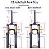 Bicycle Forks High-Performance Bike Suspension Forks - Aluminum Alloy Quick Release/Barrel Axle