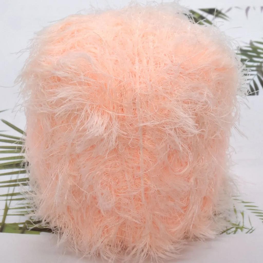 6 Stück 300g/10.56oz Nerz Samtgarn Ultraweiches Plüschgarn zum Stricken & Häkeln Luxus DIY Garn für Decken Schals Flauschiges Bastelgarn Setcx