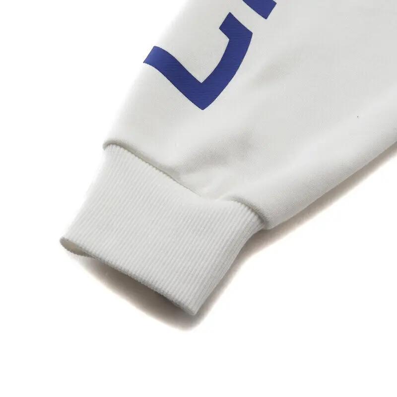 Li-Ning Letter Logo Printed Fashion Warm Fleece Hooded Cardigan Sweatshirt Unisex sweatshirt YWDV541-1