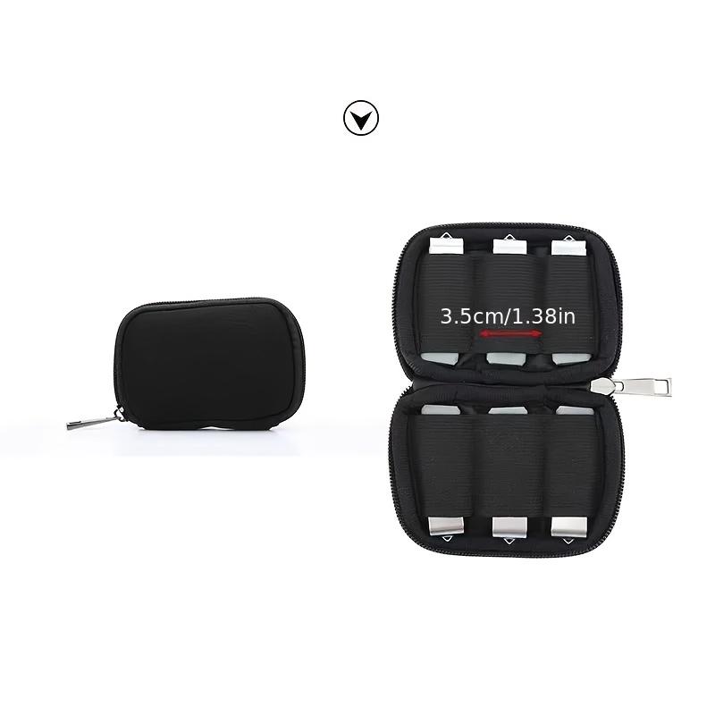 Compact USB Storage Pouch, Portable Carry Case for USB Drives & Tokens