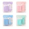 Retractable Eraser Refillable Sliding Pencil Eraser with 4 Eraser Refills Easy Erasing Rubber Eraser for Writing Drawing
