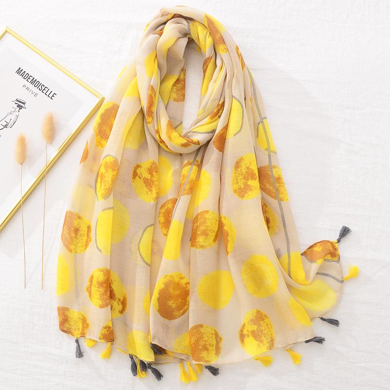 Fashion Wave Striped Patchwork Tassel Viscose Shawl Scarf Lady Print Pashmina Stole Wrap Snood Bufandas Muslim Hijab Sjaal