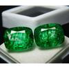 Green Colombian Emerald 18.40 Ct Natural CERTIFIED Loose Gemstone Cushion Cut A-2520