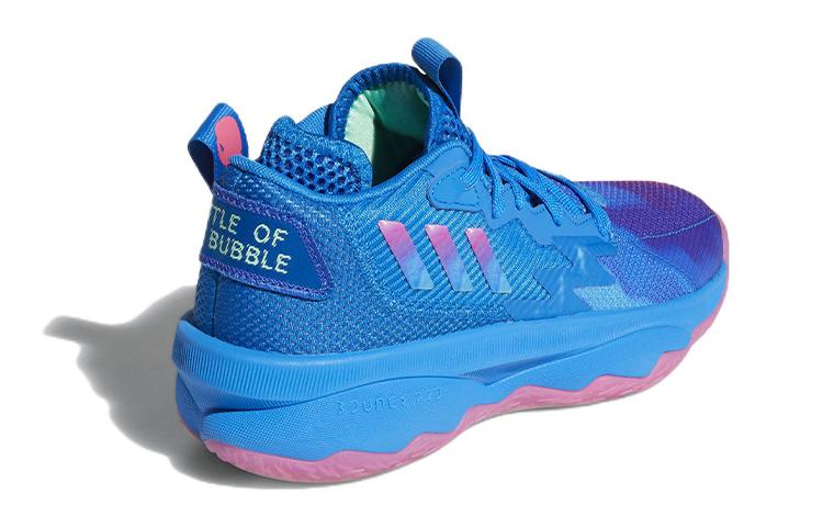 Adidas D Lillard 8 Comfortable Round Toe Slip Resistant, Abrasion Resistant, Breathable Mid top GY2916