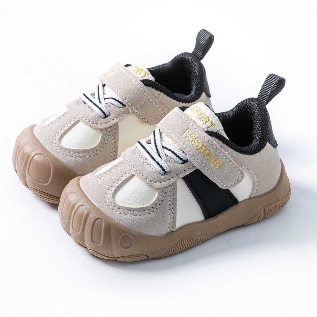 Ergonomics Toddler Shoes For Kids PU Leather Waterproof Kid's Sneakers Soft-soled Boy's Girl's Running Shoes Sport Shoes