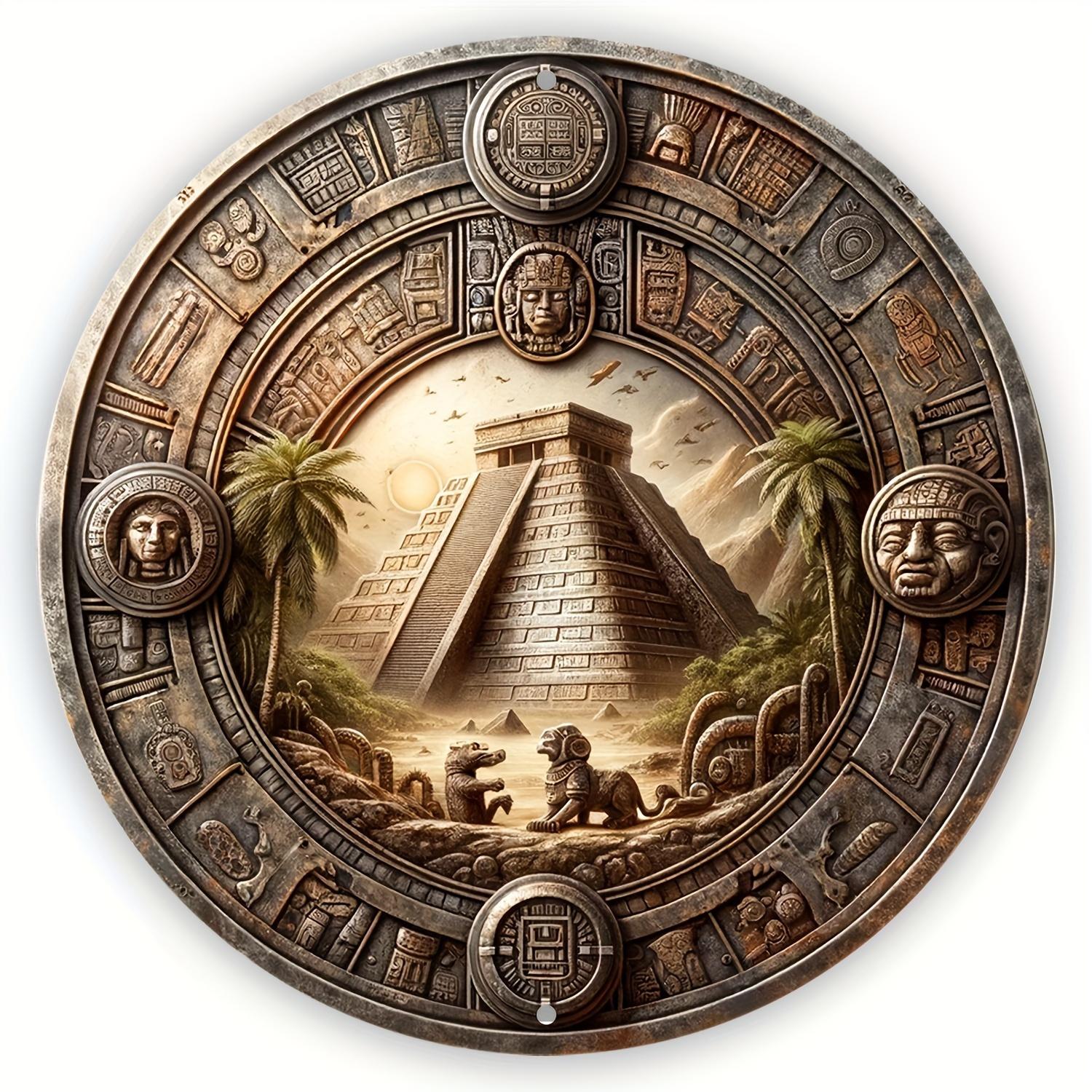 

Деревянный круглый деревянный знак, художественная роспись, венок, декоративные тарелки, декор для входа, подарочная маска, тема для бара, клуба, домашнего декора, настенного декора для входной двери церкви Wood