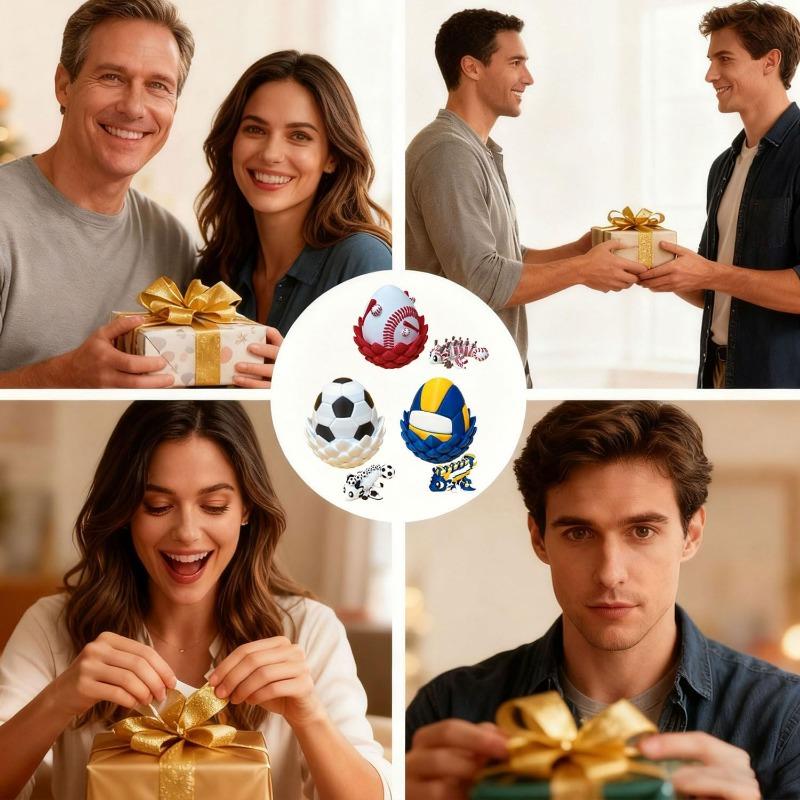 3D Printed Dragon Egg with Dragon Inside, Cute Fun Stuff Fidget Toy for Home Desk Decoration, Ideal for Christmas