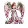 Bohemian Acrylic Angel Statue with Dove - Elegant Home Decor Piece