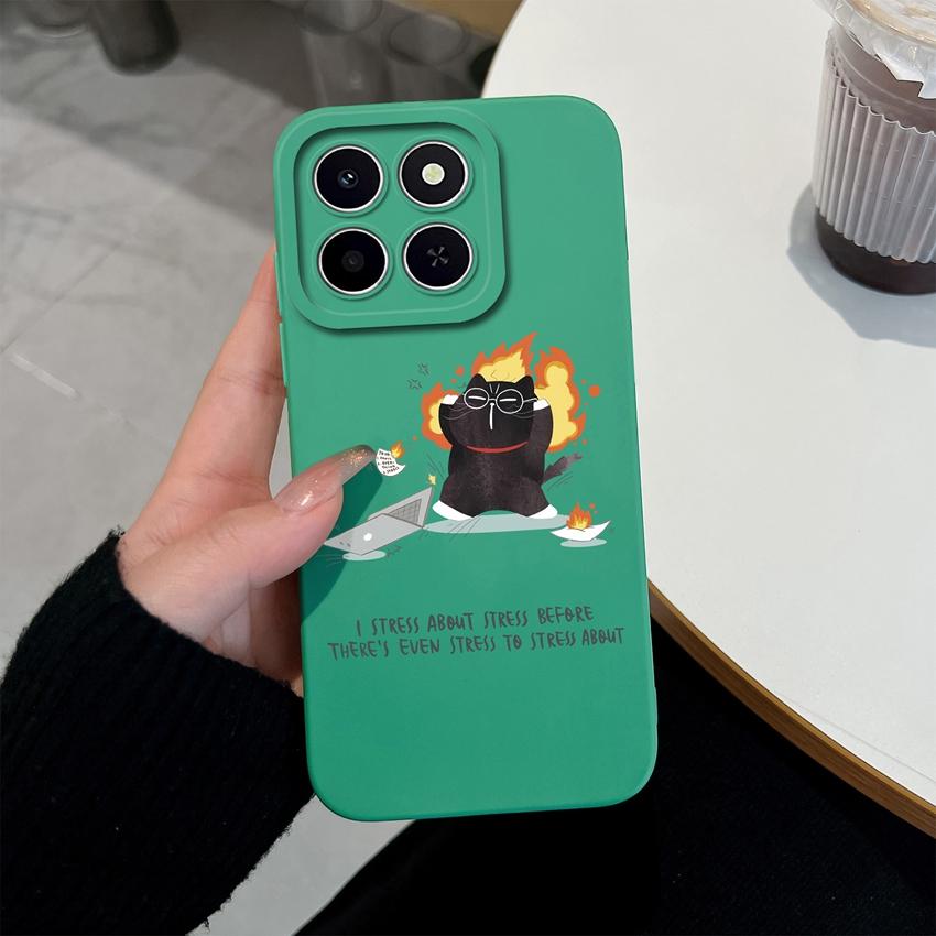 For Honor X6c X6d X5a X5c X6a X7a X8d X9d X8c X7 X8 X6 Phone Case Pretty Flowers Patterns Lightweight Soft Silicone Cover For Honor Protective Housing