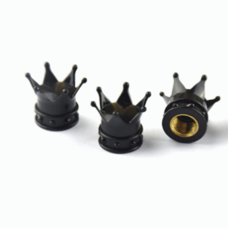 4 STK Universal Kronenrad Ventilkappen Luft Staubdicht Wasserdicht Auto Motorrad Reifen Felgenabdeckungen Autodekoration Ventilkappen