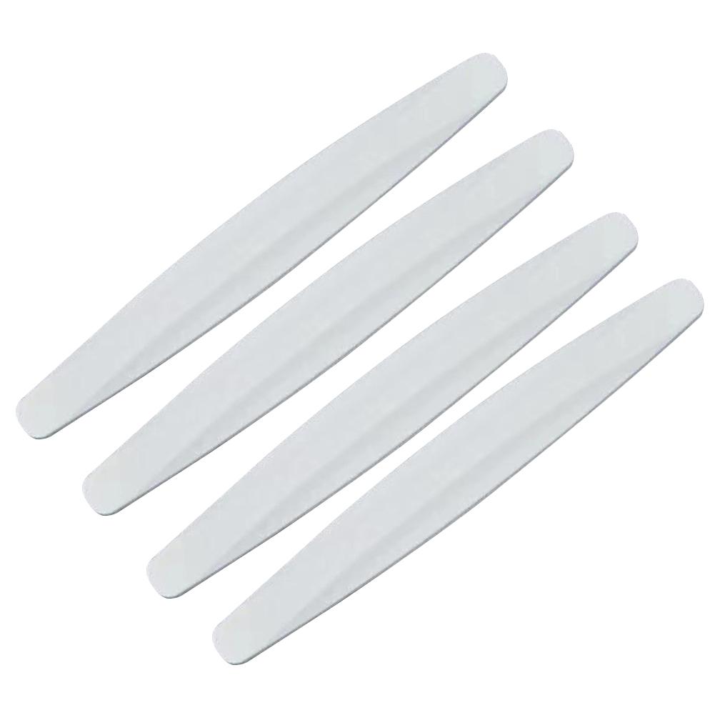 4Pcs Car Bumper Anti-collision Strips Door Body Scratch Automotive Protective Tape Strips Door Guard Lip Stickers Car Accessorie Interior Mirrors 6