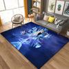 Frozen cartoon print decorative rug/doormat, suitable for entrances, balconies, kitchens, and bedrooms.