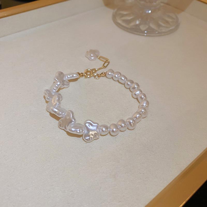 2024 Trendy Freshwater Pearl Bracelet: Simple, Elegant European & American Style Jewelry