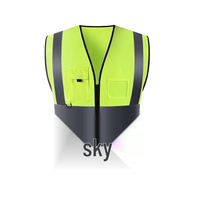 High Visibility Multi-Pocket Reflective Safety Vest