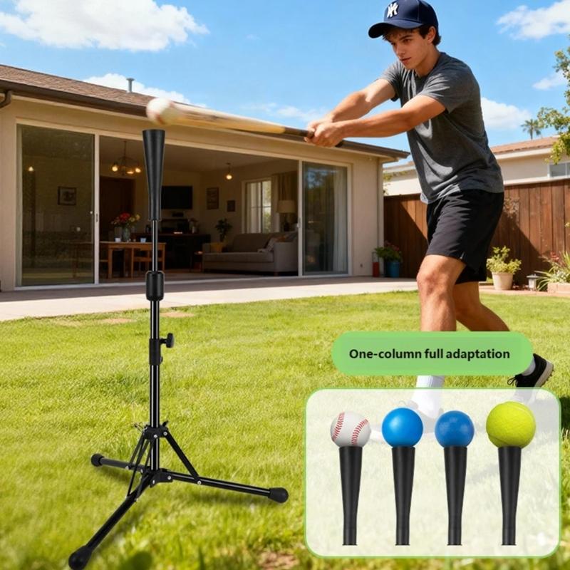 Baseball Schlag-Tees Dreibeine Verstellbare Dreibeinstative Ständer-Tees für Schlagtraining Übung Tragbare Faltbare für Erwachsene