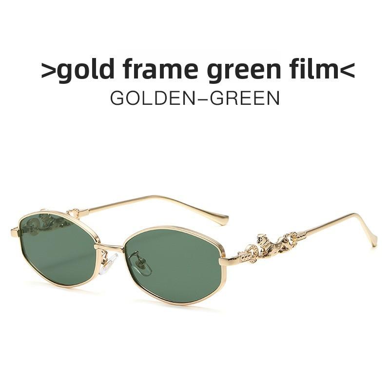 Cheetah Metal Sunglasses With Pc Lenses Uv400 For Fashion Travel And Parties