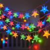 10M 80 LED Star Light String Twinkle Garlands Battery Powered Christmas Lamp Holiday Xmas Party Wedding Decorative Fairy Lights