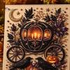 Artisanat Créatif Halloween Perles Bijoux Kit Perles Imitation, Kit Peinture DIY Citrouille Fantôme Ensemble d'Artisanat 3D pour Adultes, Murs Faits Main Idées Cadeaux Créatifs pour Fêtes
