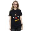 Disney Womens/Ladies Mickey Mouse Surprised Cotton Boyfriend T-Shirt