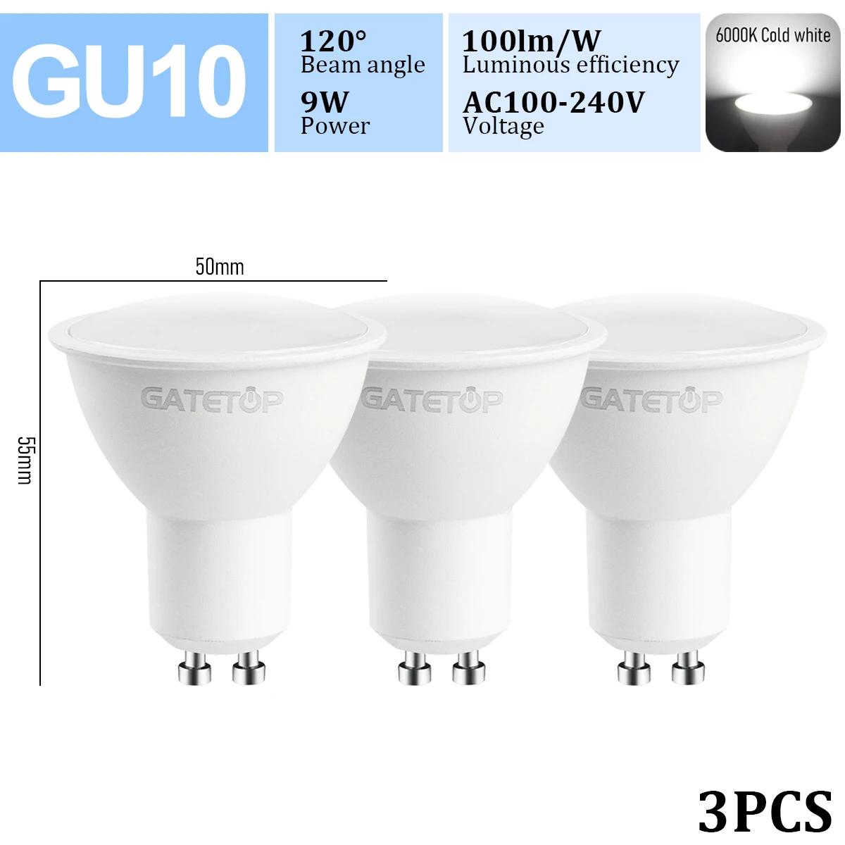 

3PCS A60 Retro Edison Vintage Lamp 2200K 3000K LED Filament Bulb E27 B22 E14 GU10 Spot Light AC100V-240V Light Bulb Glass Bulb 9W&AC100-240V