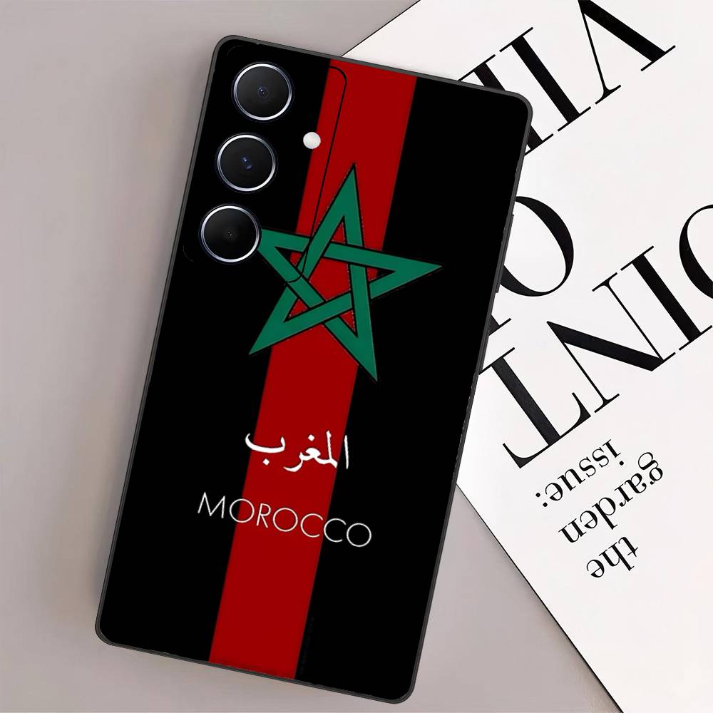 Morocco Map Flag Phone Case For Samsung A 52 53 21 32 13 12 71 31 51 40 72 73 70 22 42 50 30 20 21 Shell