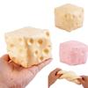 Käsewürfel Stressball Käse-Simulation Langsamer Rückprall Kneten Büro-Dekompression Langsamer Rückprall Käse ASMR Sensorisch Anti-Stress