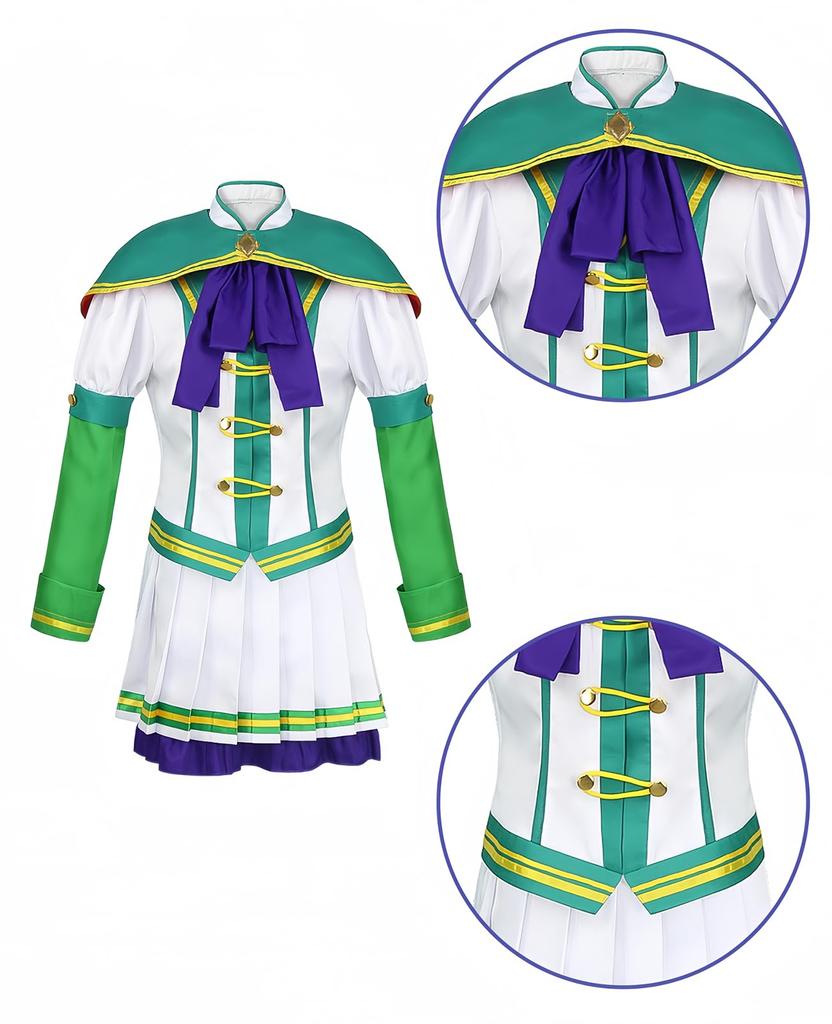 Uma Musume Cosplay Silence Suzuka Cosplay Silent Innocence Cosplay Uma Musume Cosplay Costume Costume for Events Halloween Costume School Festivals