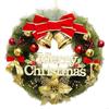 Christmas Wreath Merry Christmas Front Door Ornament Wall Artificial Pine Garland for Party DGreenr