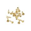 Vintage 2 pcs Mini Metal Golden Jewelry Box Hinge Cabinet Hardware Furniture Fittings Hinges