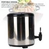Milk Tea Dispenser Bucket 6L Portable Insulated Beverage Dispenser Easy Cleanup Long Lasting Insulation for Milk Tea for Juice
