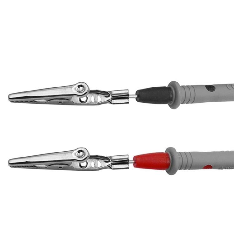 2Pcs Insulated Crocodiles Clamps Wire Tips Test Clip 1000V Alligators Crocodiles Test Clip Clamp for Electrical Testing