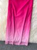 Sexy trägerloses rückenfreies Kleid mit Farbverlauf, ärmellos, rückenfrei, schickes Slim Fit-Sommerkleid mit figurbetonter Passform, elegante Abendkleidung