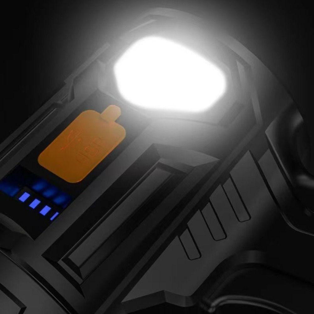Long-Lasting Battery LED Searchlight 3000 Lumens Handheld  Flashlight  Outdoor Camping