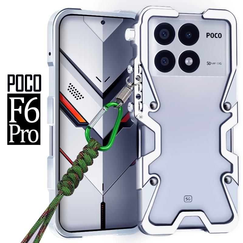 Metal Aluminum Bumper Shockproof Case For Xiaomi Poco X7 X6 Pro Neo X5 Pro M6 Pro F5 F6 Pro F7 Ultra Aluminum Cases Cover Bumper