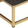 Drawer Chest Black & Gold 45 x 30 x 105 cm Solid Mango Wood