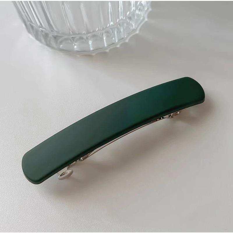 Women Korean Style Temperament Hair Clip Girls Simple Hairpin Korean Colorful Matte Barrette Hair Styling Ponytail Accessories