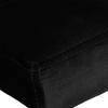 Arako Gold Bar Stool, Black Velvet
