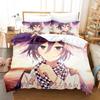 New Danganronpa V3 Bedding Set Cartoon Anime three-piece set Adult Kid Bedroom Duvet cover Sets Y2k Girls comforter bedding sets