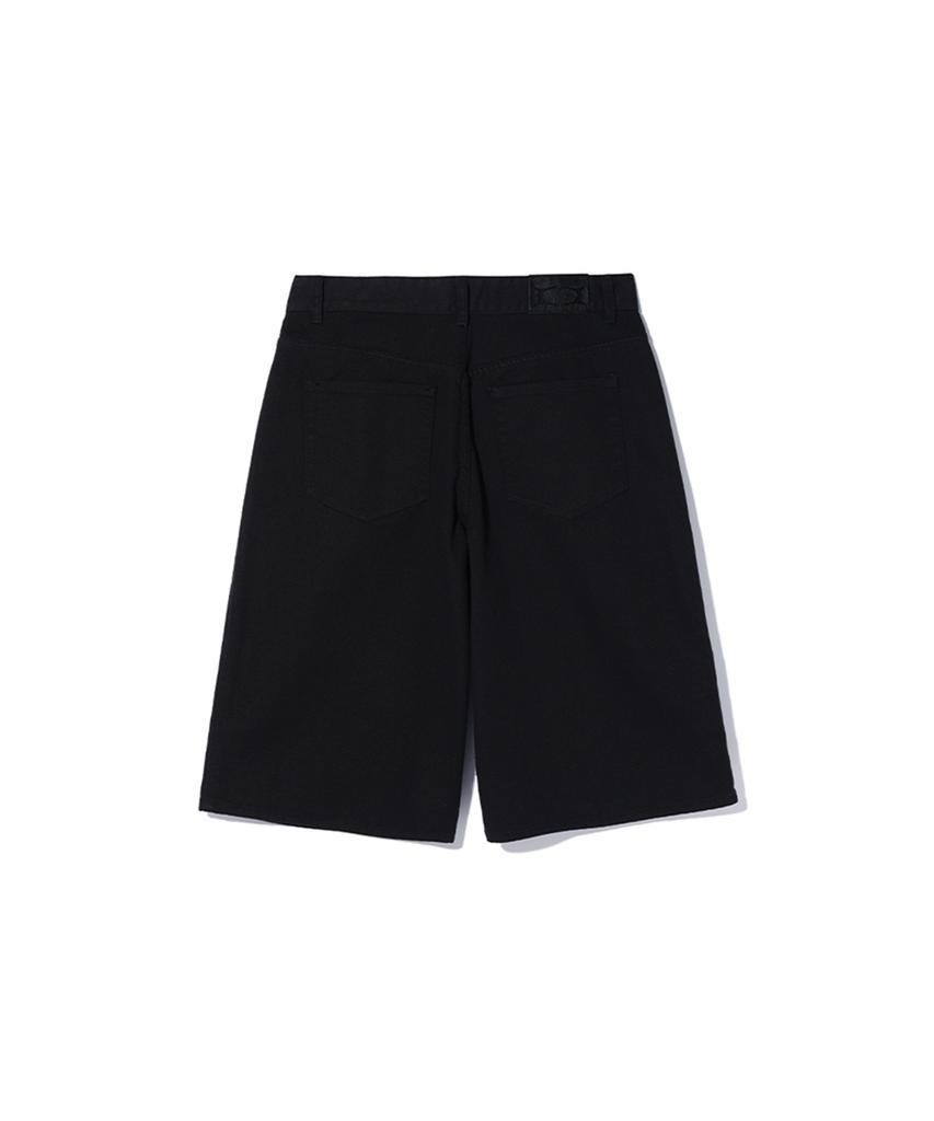 CRITIC Gothic Twill Bermuda Pants Black
