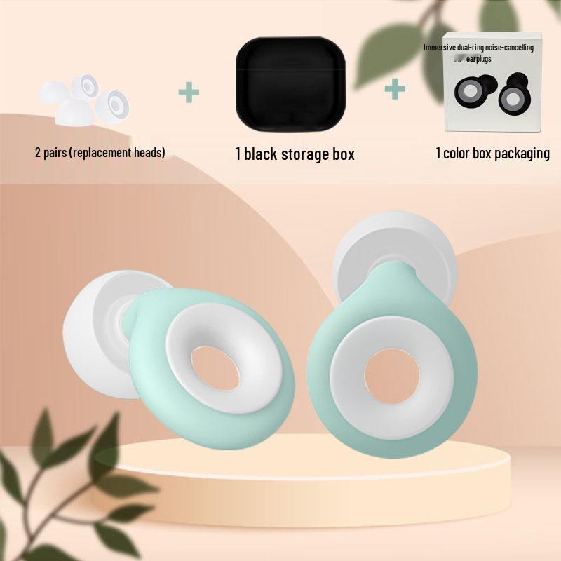 Silicone Soundproof Earplugs for Sleep & Travel - Noise Reduction for Dorms & Airplanes